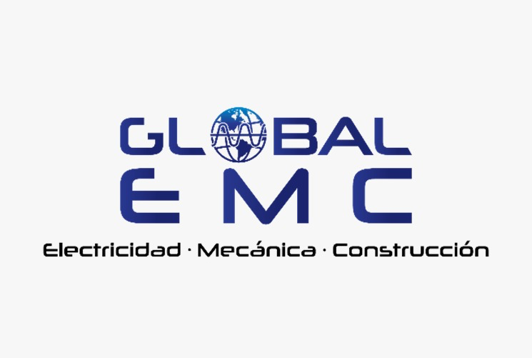 Logotipo de Global EMC en sus colores originales