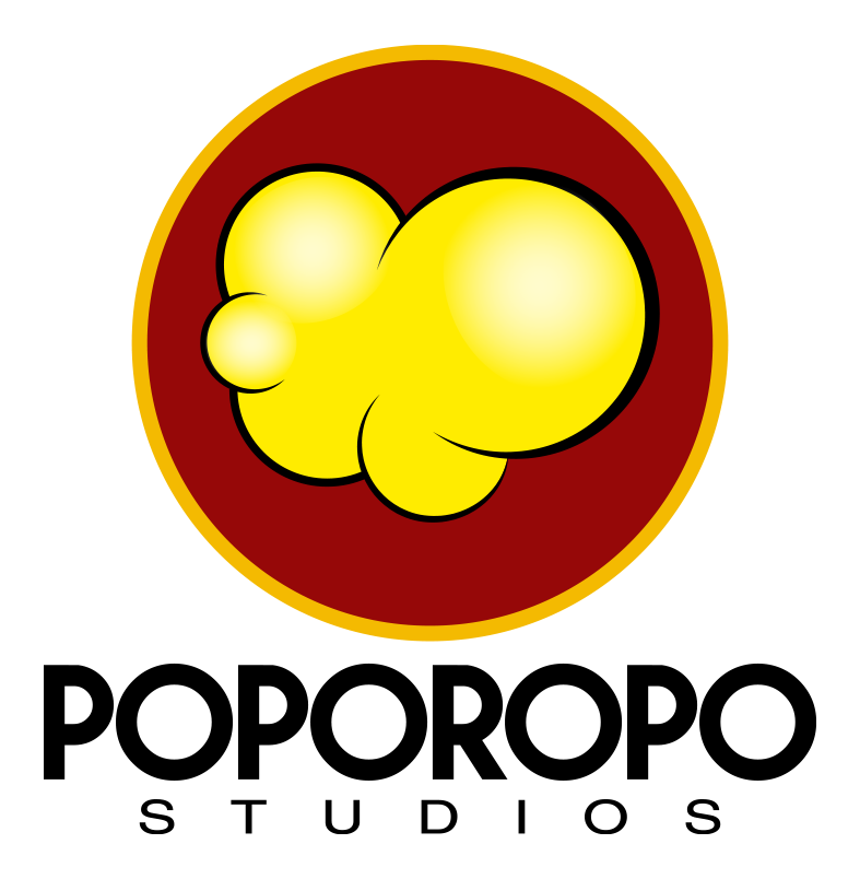 Poporopo Studio logo in its original colors